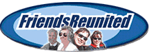 Friends Reunited had a big effect on divorce statistics *cough* David James *cough* Friends Reunited logo