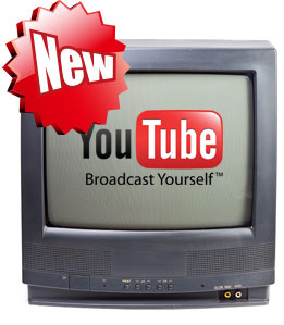 So many hours, so much time lost watching cat videos TV and YouTube logo